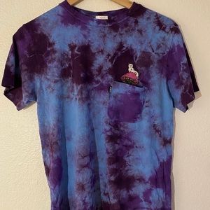 purple tie die ripndip tee